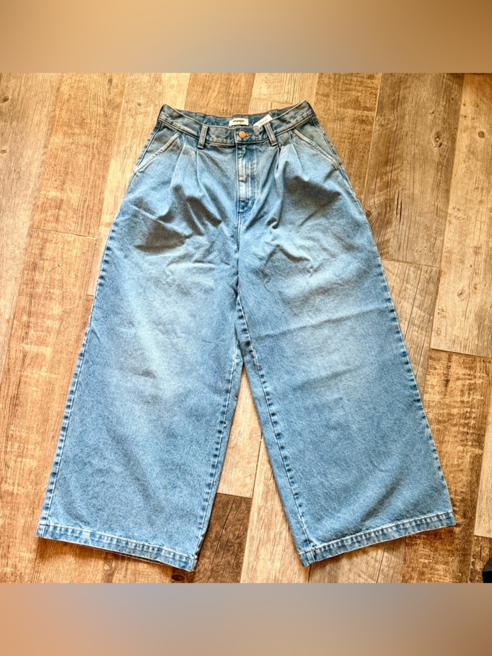 Women’s Wrangler Wide Leg Denim Jeans High Rise 28 X 28